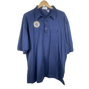 Cotton Comfort Winner Mate Mens XXL Navy Blue Civil Air Patrol Polo Shirt Patch